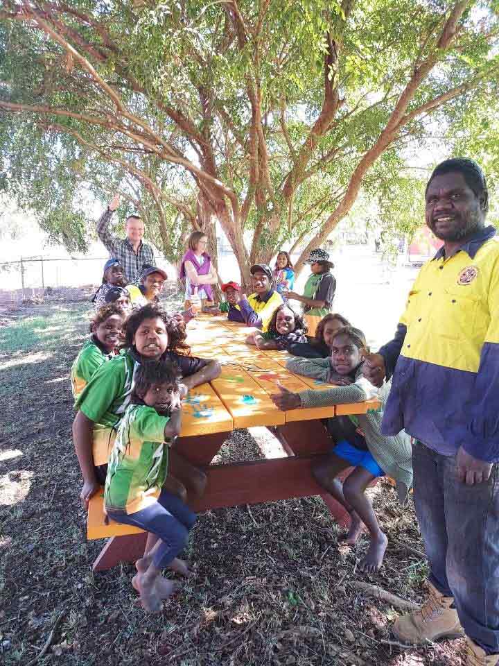 Manyallaluk Community School Outdoor Learning Table