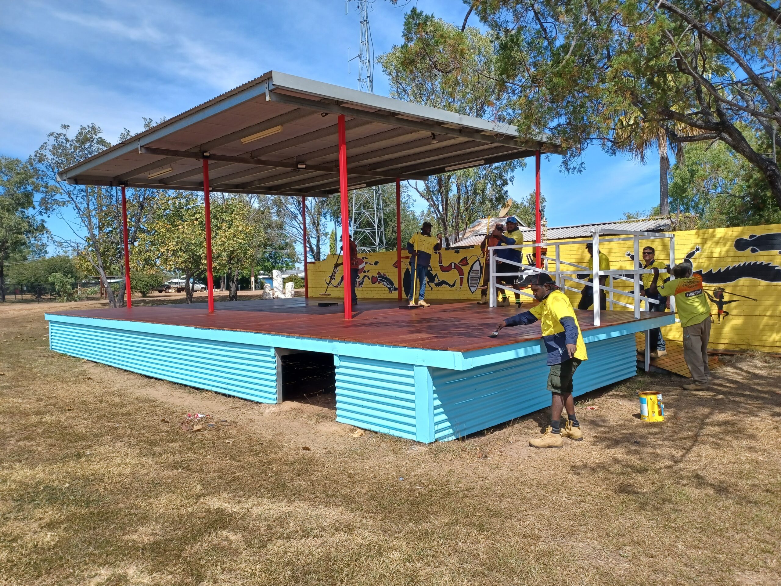 The Barunga Festival Stage Is Complete! 