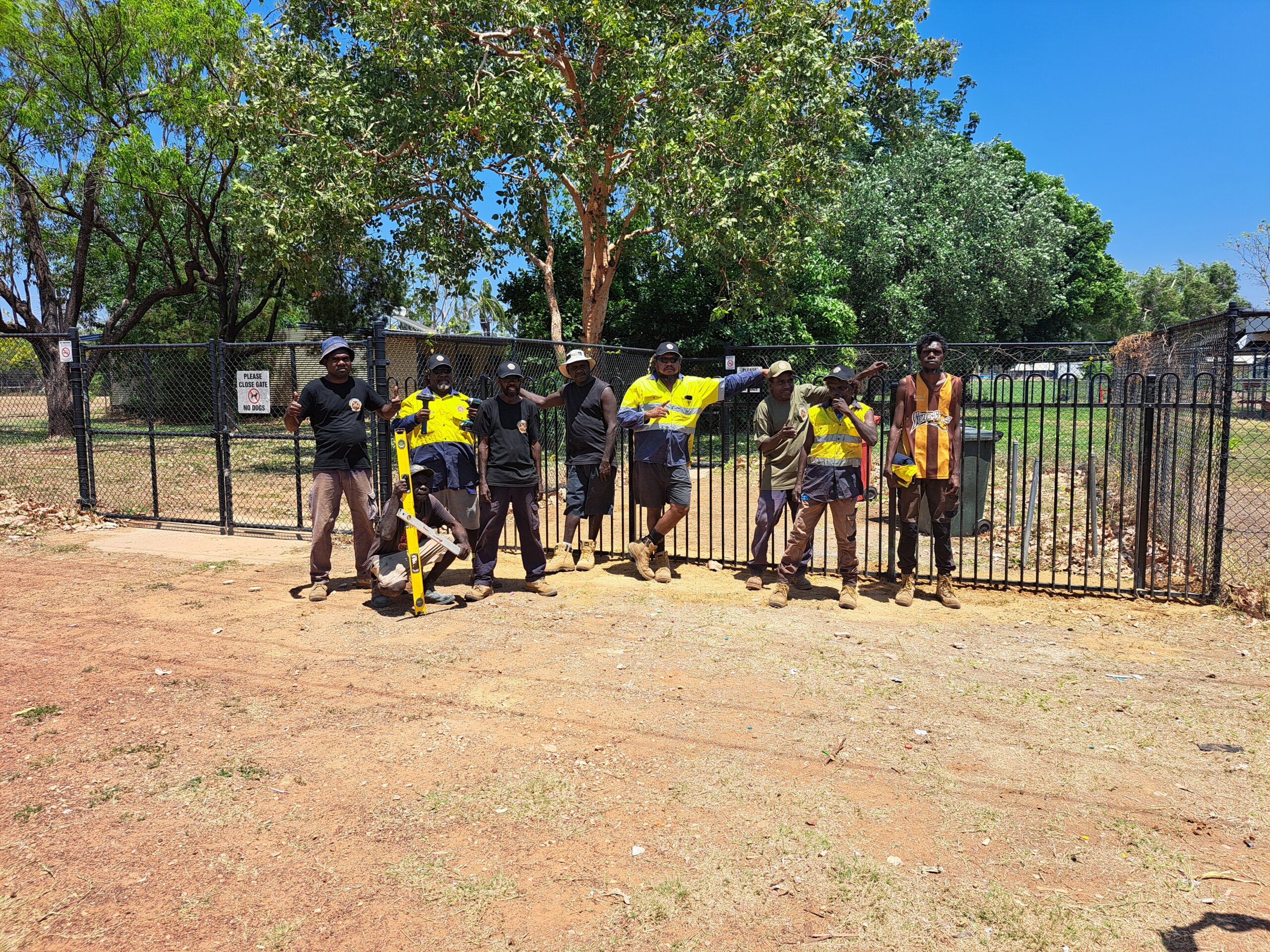 Barunga School Fence